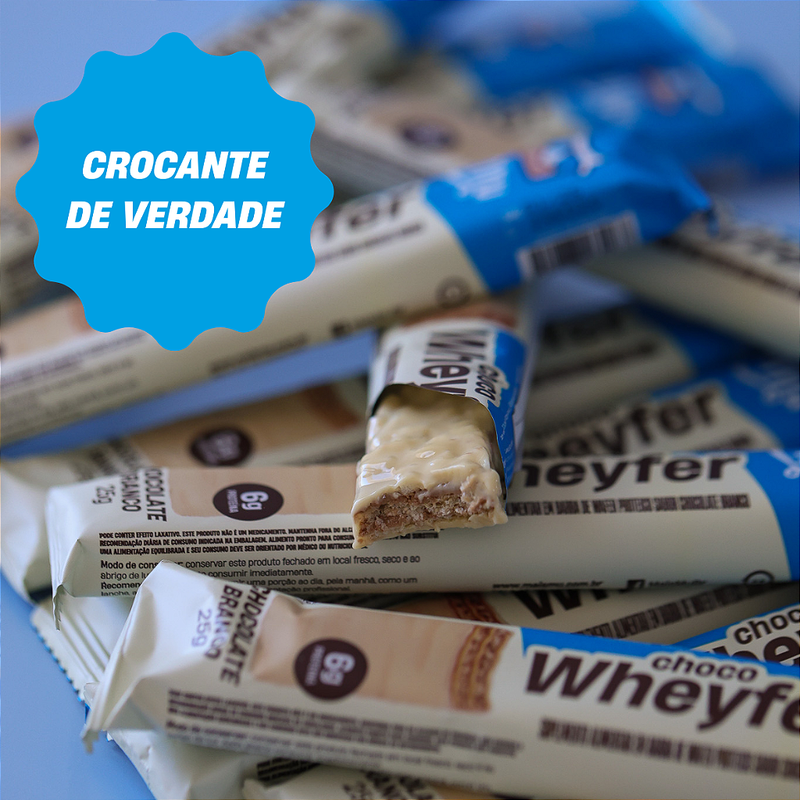 Chocowheyfer +Mu - Chocolate Branco - Caixa 12 unidades - 300g