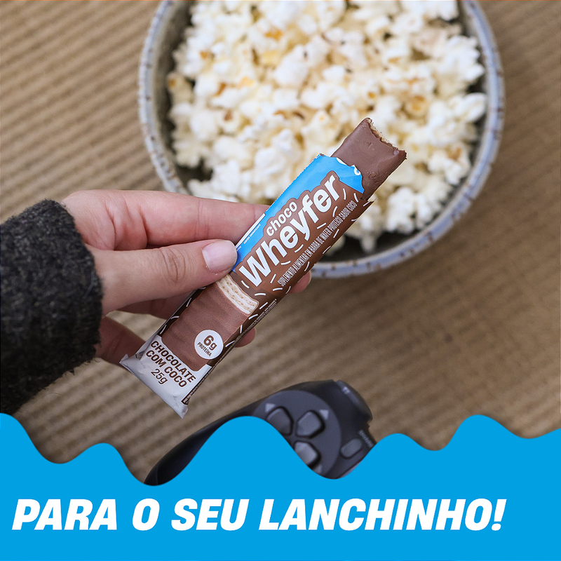 CHOCOWHEYFER +MU - CHOCOLATE COM COCO - CAIXA 12 UNIDADES - 300G
