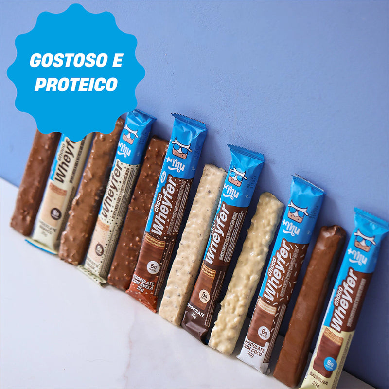 [LANÇAMENTO] CHOCOWHEYFER DISPLAY MISTO +MU - CAIXA COM 12 UNIDADES - 300G