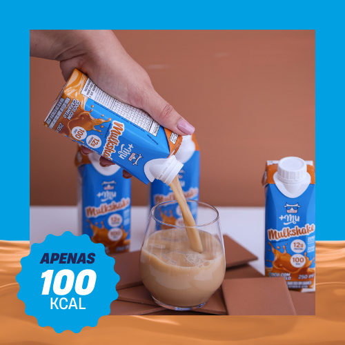 Combo Mulkshake - Coco com Caramelo - Pack 12 Garrafinhas (250ml)