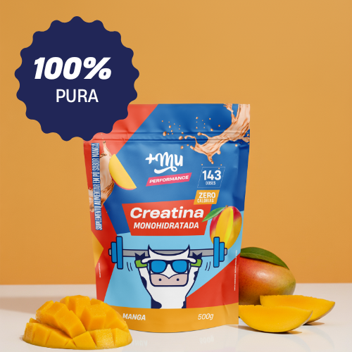 Refil Creatina +Mu Performance 100% Pura - Manga - 500g