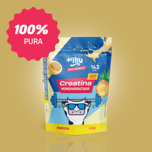 Refil Creatina +Mu Performance 100% Pura - Tropical - 500g