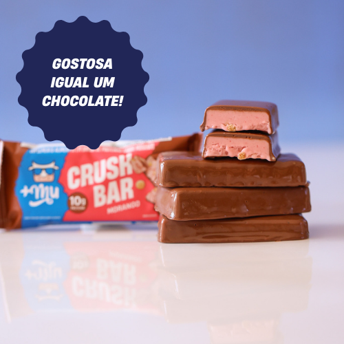 CRUSHBAR +MU - MORANGO 2.0 - CAIXA 12 UNIDADES - 420G