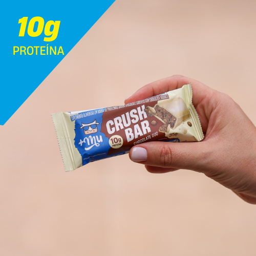 CRUSHBAR +MU - CHOCOLATE DUO 2.0 - CAIXA 12 UNIDADES - 420G