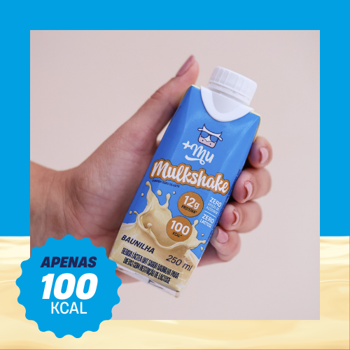 Combo Mulkshake - Baunilha - Pack 12 Garrafinhas (250ml)