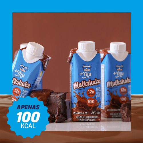 Combo Mulkshake - Chocolate - Pack 12 Garrafinhas (250ml)