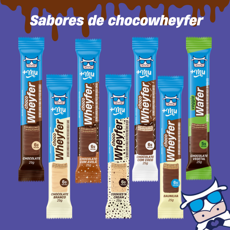 Combo Chocowheyfer +Mu 3 Caixas (escolha os sabores)