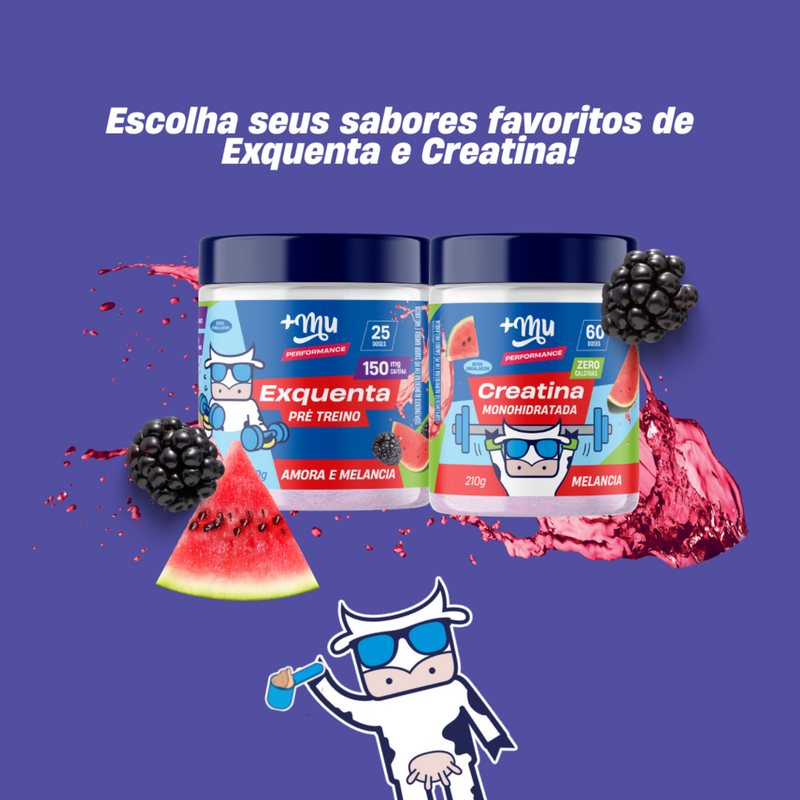 Combo Exquenta 300g e Creatina 210g