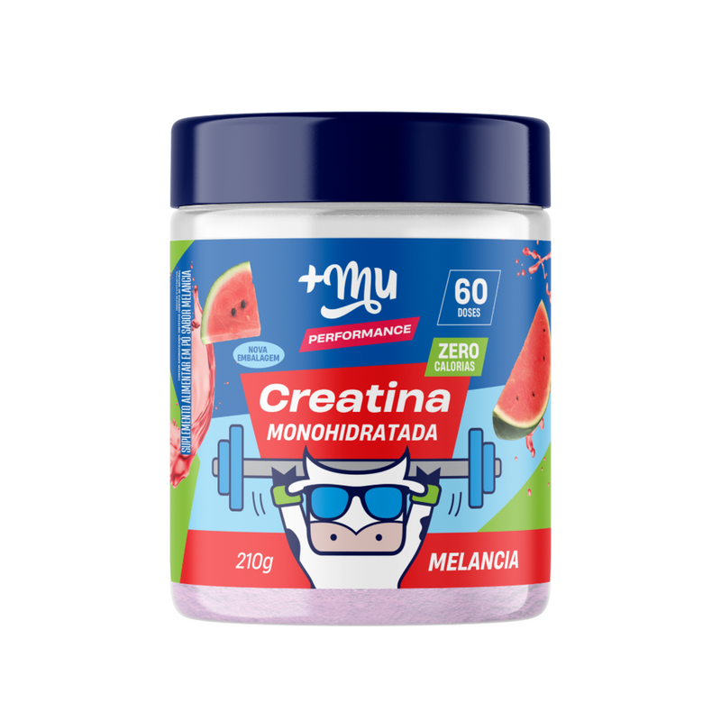 Creatina +Mu Performance 100% Pura - Melancia - 210g