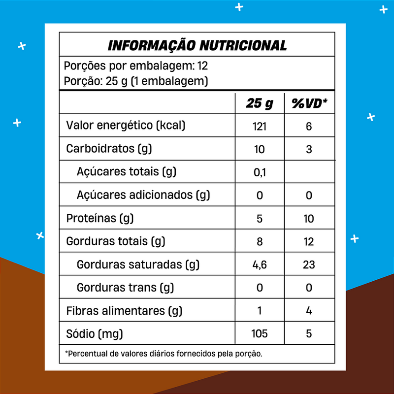 Chocowafer Vegetal +Mu - Chocolate - Caixa 12 Unidades - 300g