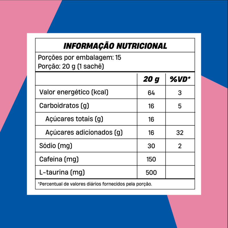 Exquenta +Mu Performance - Pré-Treino em Sachê - Pink Lemonade - (15 sachês com 20g cada) - 300g