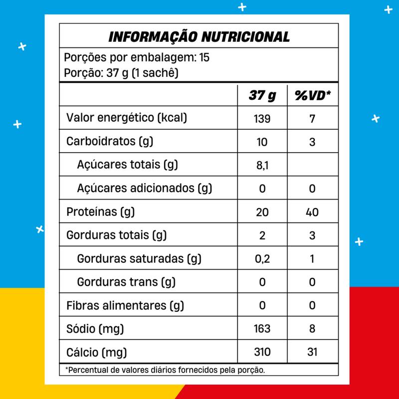 WHEY CONCENTRADO +MU - PAÇOQUITA (15 SACHÊS COM 35G CADA) - 525G