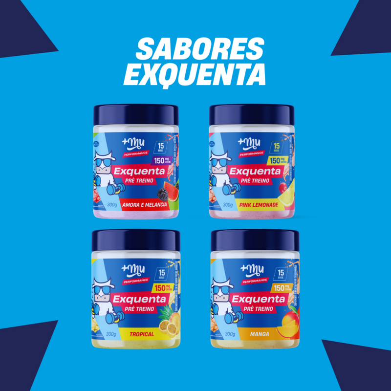 Combo Exquenta 300g e Creatina 210g