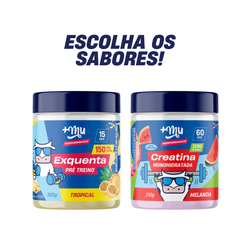 Combo Exquenta 300g e Creatina 210g