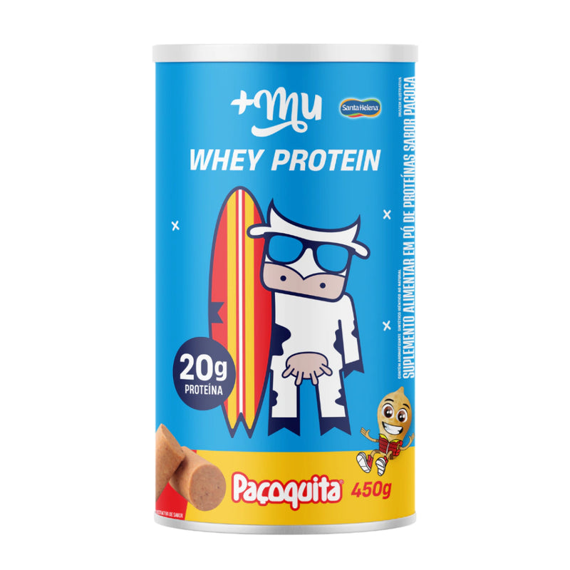 Whey Concentrado +MU - Paçoquita - Pote 450G