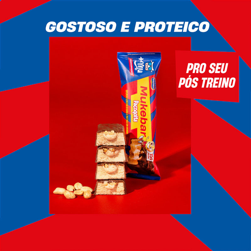 Mukebar +Mu Performance - Paçoquita - Caixa 12 unidades - 720g