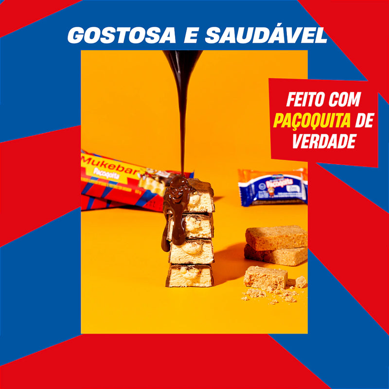 Mukebar +Mu Performance - Paçoquita - Caixa 12 unidades - 720g