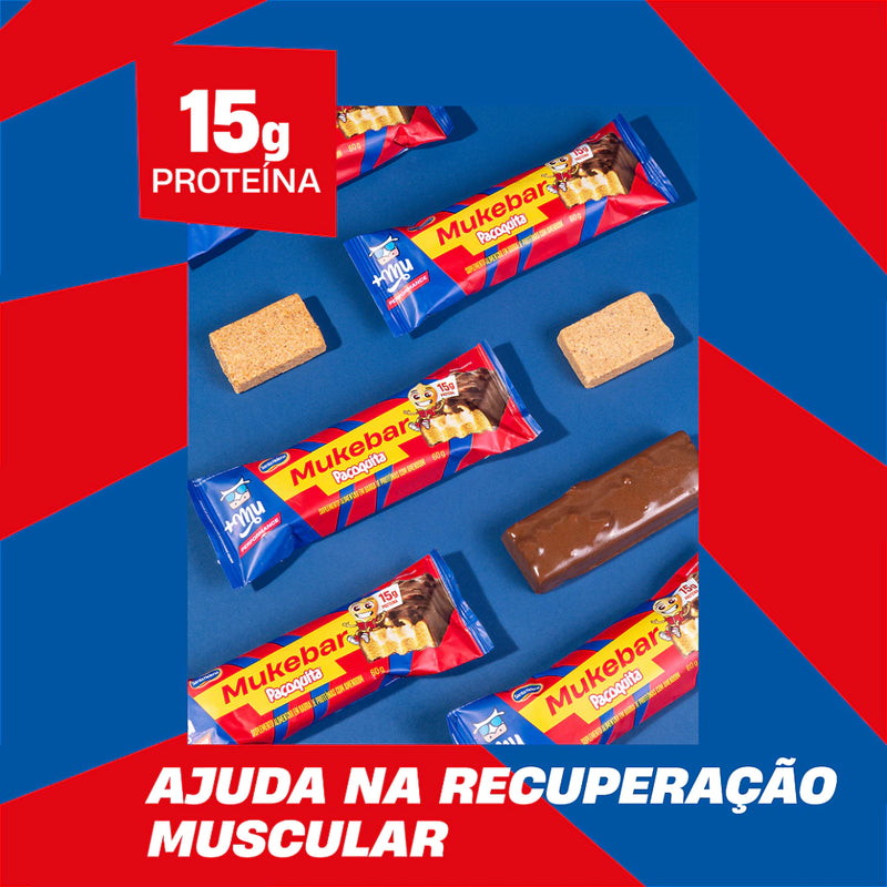 Mukebar +Mu Performance - Paçoquita - Caixa 12 unidades - 720g