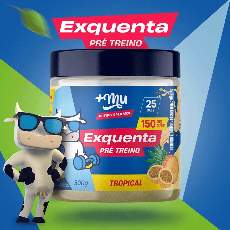 Exquenta +Mu Performance - Pré-Treino - Tropical - 500g