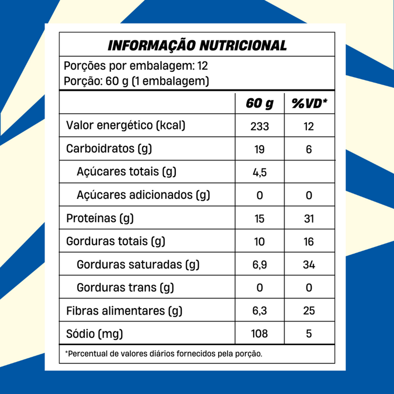 Mukebar +Mu Performance - Chocolate Branco - Caixa 12 unidades - 720g