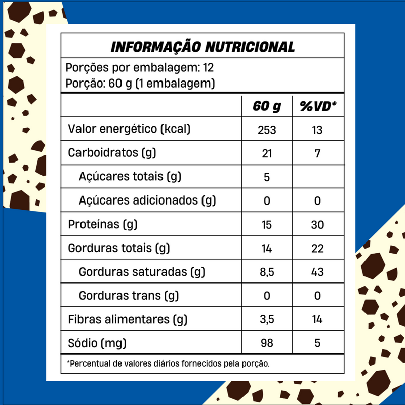 Mukebar +Mu Performance - Cookies'n Cream - Caixa 12 unidades - 720g
