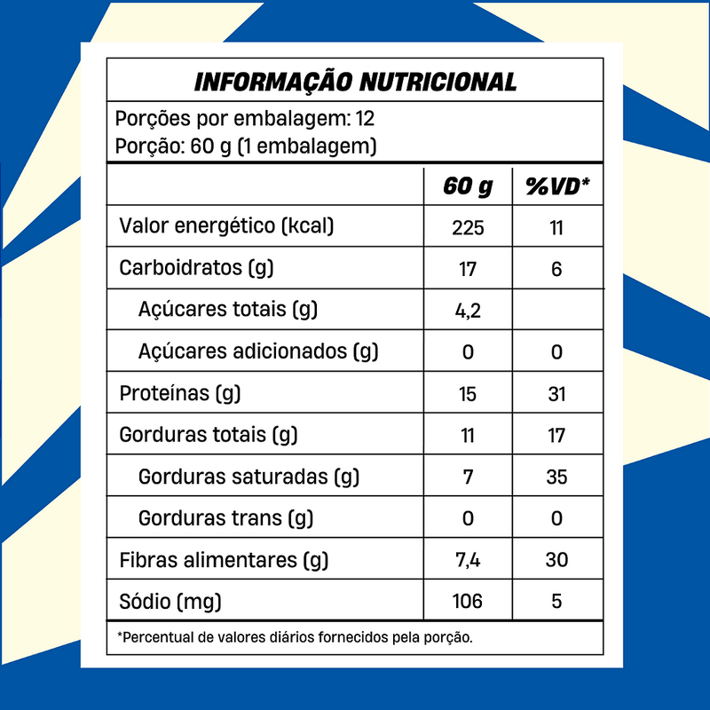 Mukebar +Mu Performance - Chocolate Duo - Caixa 12 unidades - 720g