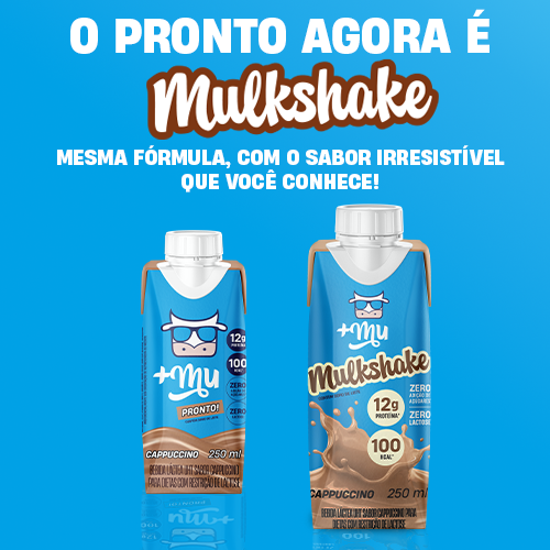 Combo Mulkshake - Cappuccino - Pack 12 Garrafinhas (250ml)