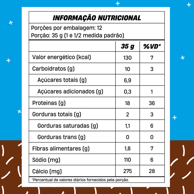 Whey Concentrado +Mu - Chocolate com Coco - Pote 450g