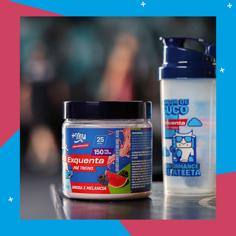 Exquenta +Mu Performance - Pré-Treino - Amora e Melancia - 500g