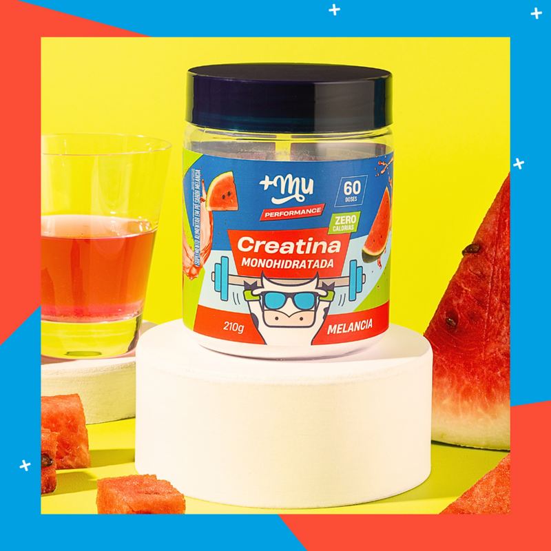 Creatina +Mu Performance 100% Pura - Melancia - 210g