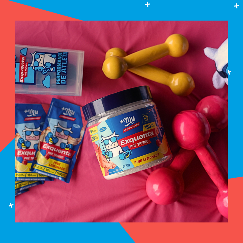 Exquenta +Mu Performance - Pré-Treino - Pink Lemonade - 500g