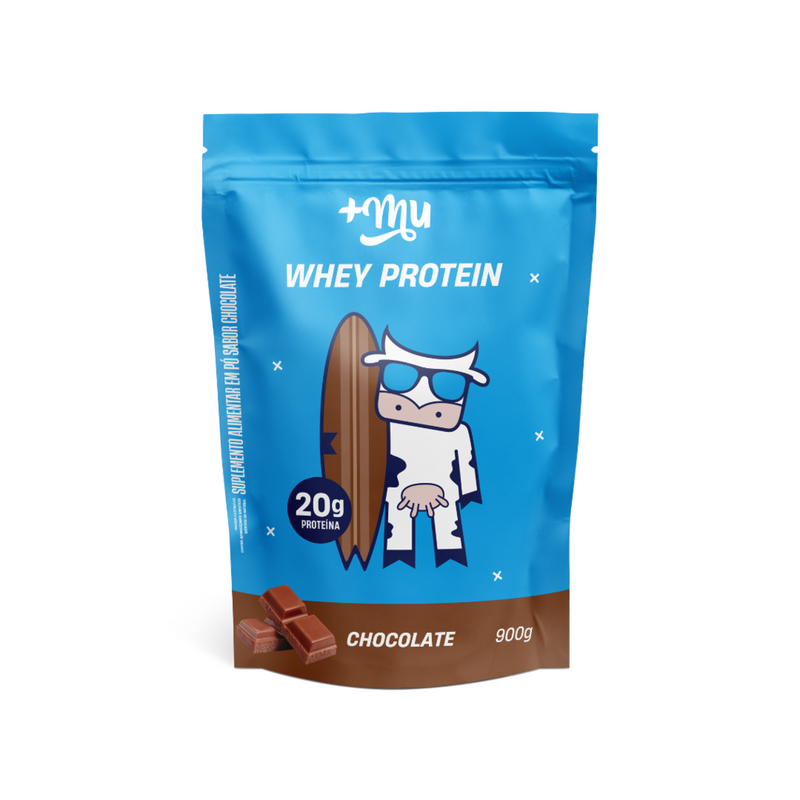 Whey Concentrado +Mu - Chocolate - Refil 900g